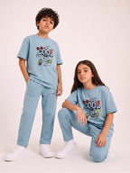 TEAL BIOGOLD FABRIC - LIGHTWEIGHT - STYLISH FULL PANT SET
