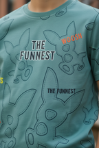 TEAL YOUTH TREND SHORTS CO-ORD SET