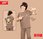 BROWN FULL PANT CO-ORDS WITH A TOUCH OF CLASS