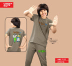 DARK GREY FULL PANT CO-ORDS WITH A TOUCH OF CLASS