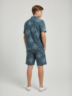 ASSORTED PRINTS COTTON SHORTS & CUBIC COLLAR CO-ORD SET