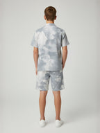 ASSORTED PRINTS COTTON SHORTS & CUBIC COLLAR CO-ORD SET