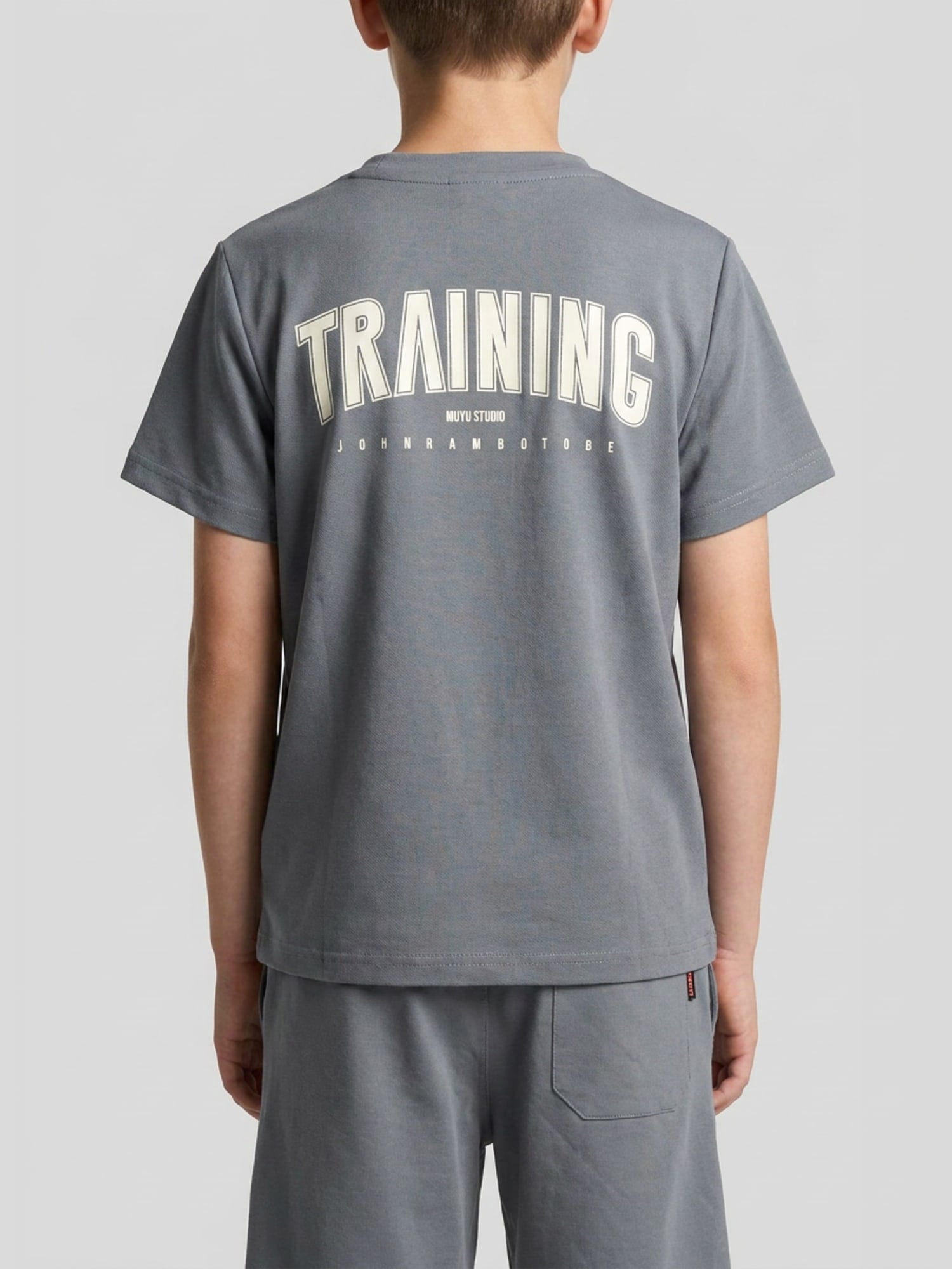 GREY URBAN CHILL SHORTS CO-ORDS SET