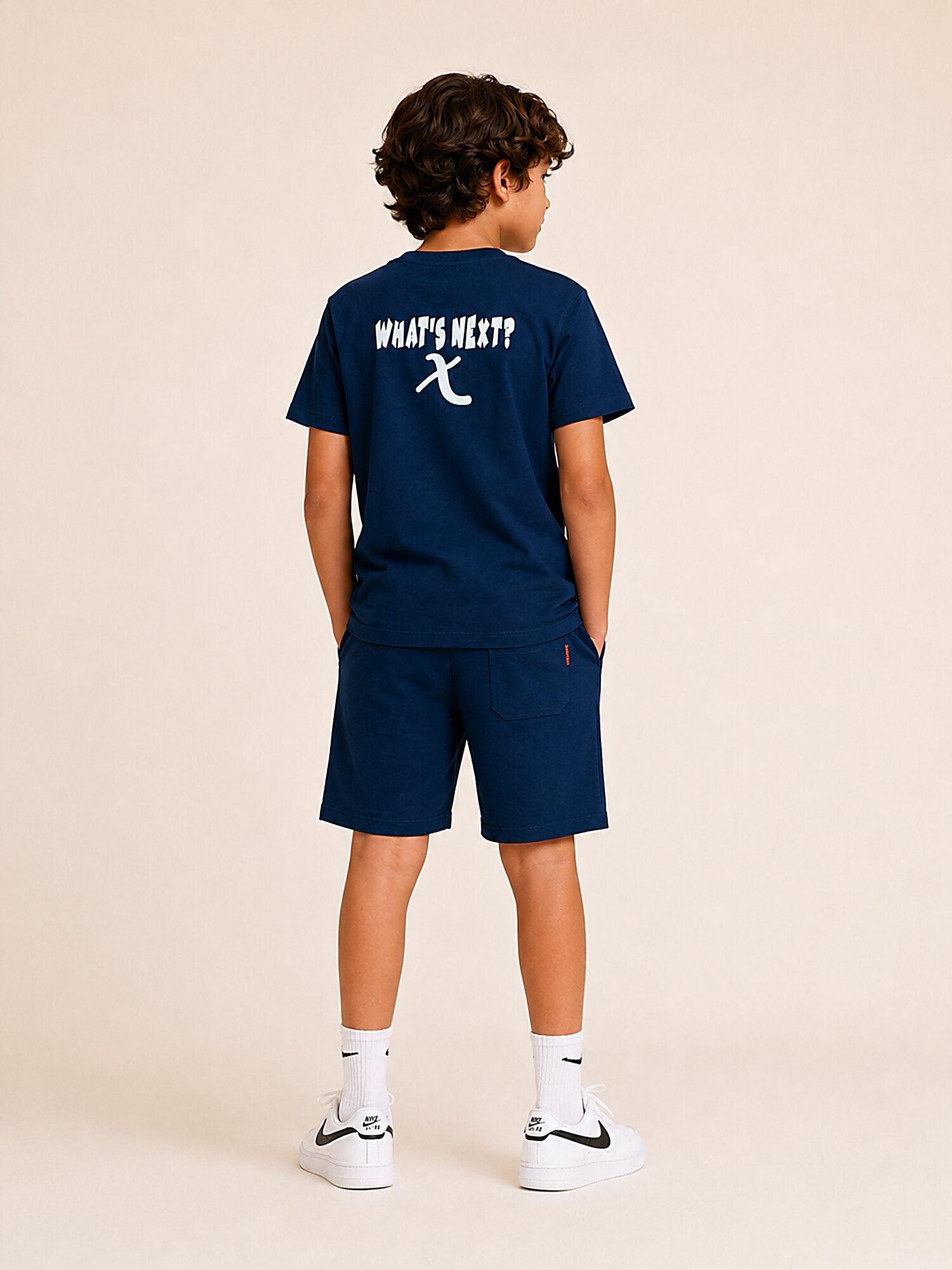 Black Pop Style-Shorts Co-Ords Set