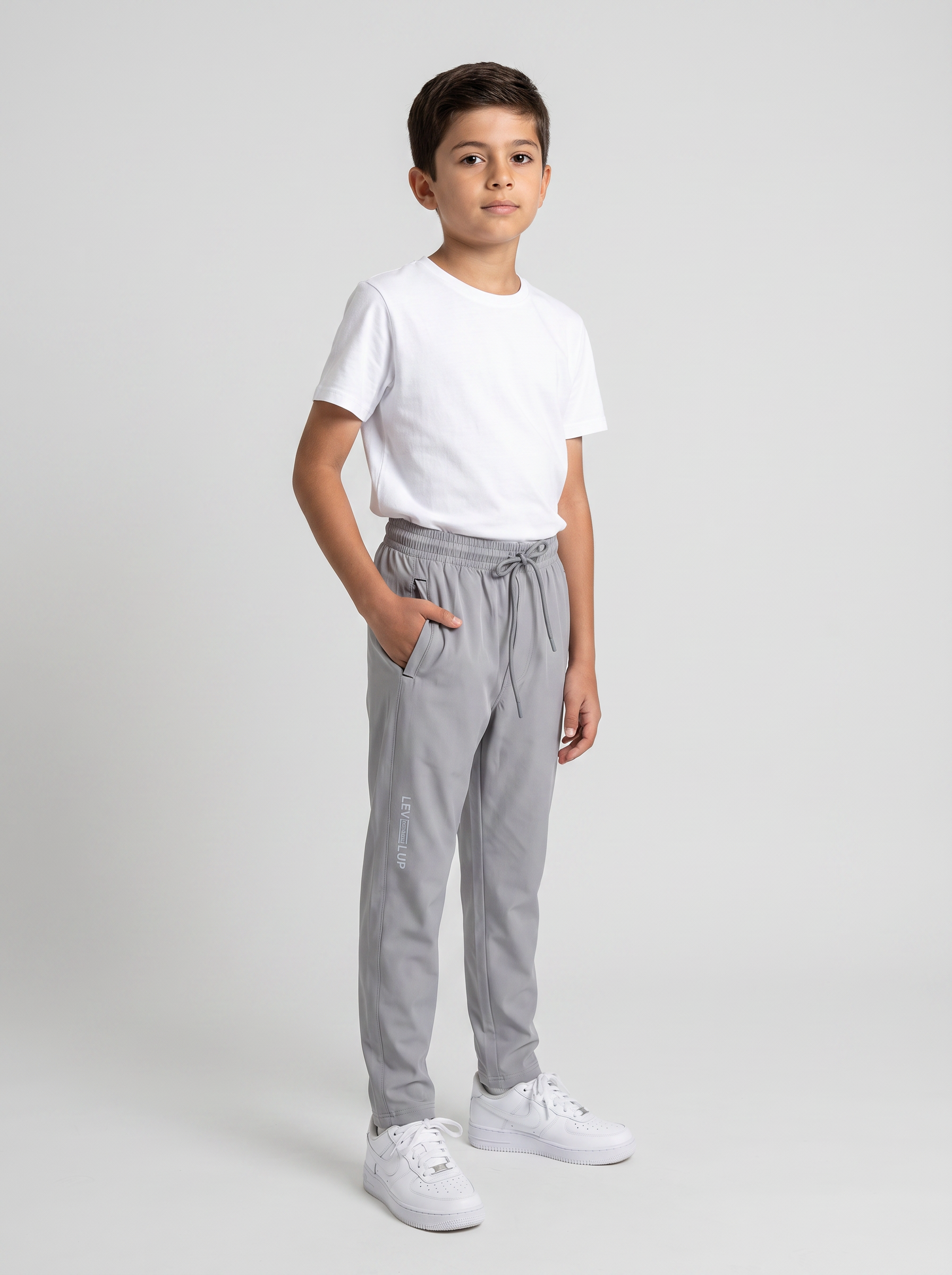 LIGHT GREY OUTDOOR SPORTS LYCRA TRACKPANT