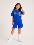 Royal Blue Teen Style Shorts Co-Ord Set