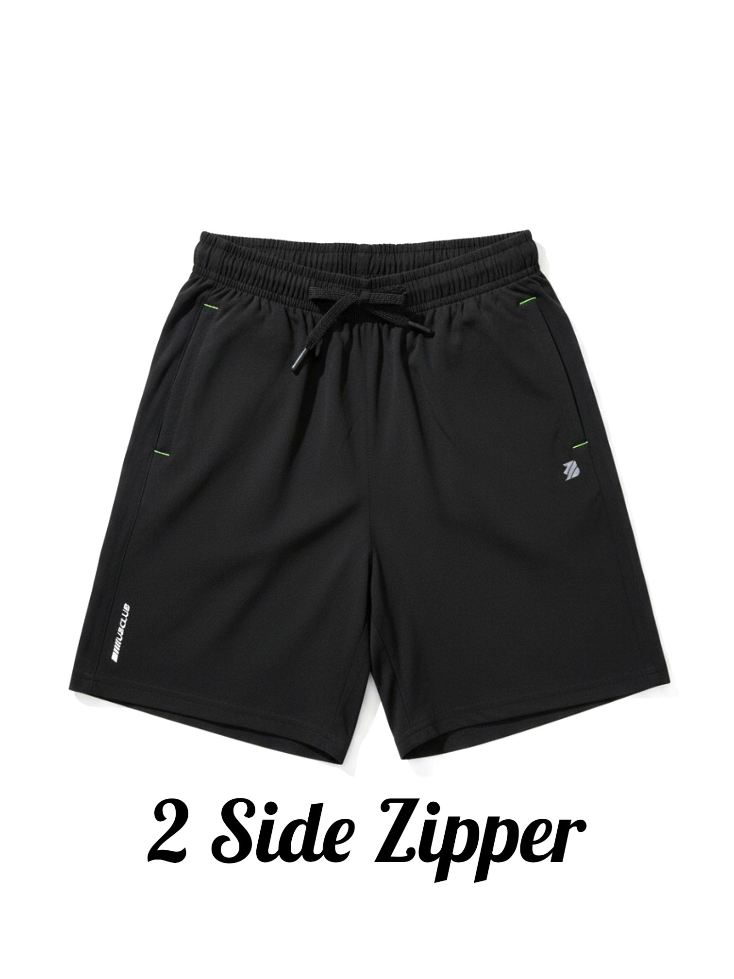 BLACK NS LYCRA SPORTS SHORTS