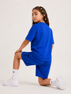 Royal Blue Teen Style Shorts Co-Ord Set