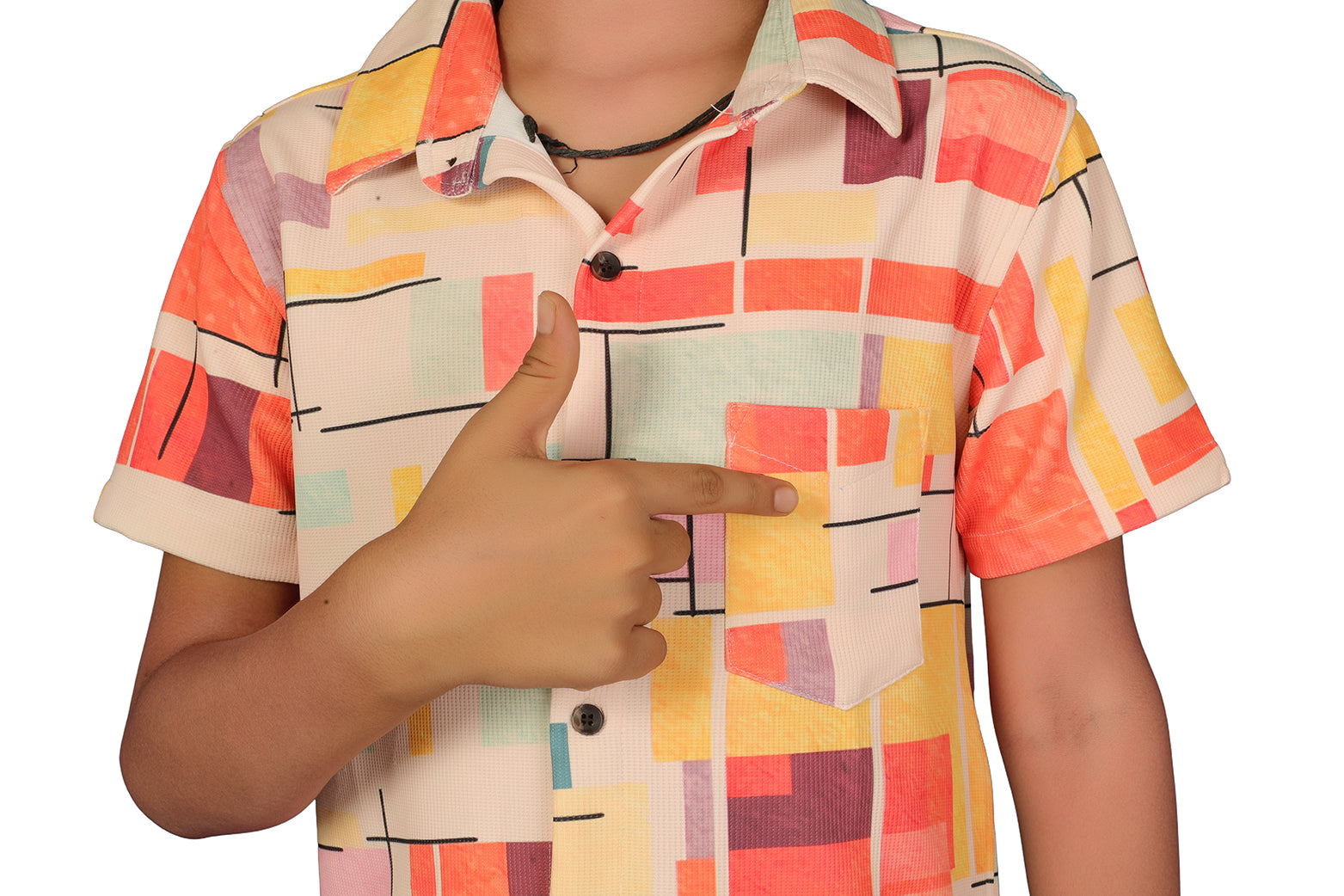 ASST PRINT URBANSMART CO-ORD SET - SHIRT & SHORTS SET