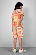 ASST PRINT URBANSMART CO-ORD SET - SHIRT & SHORTS SET