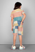 ASST PRINT URBANSMART CO-ORD SET - SHIRT & SHORTS SET