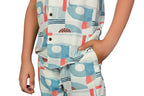 ASST PRINT URBANSMART CO-ORD SET - SHIRT & SHORTS SET