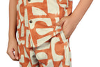 ASST PRINT URBANSMART CO-ORD SET - SHIRT & SHORTS SET