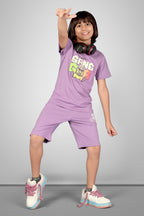 VIOLET URBANBOYS BIOGOLD ELITE CO-ORD SET