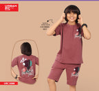 BROWN STREETMODE BOYS CO-ORD - DOWN SHOULDER EDITION