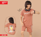 CHOCOLATE STREETSTYLE BOYS CO-ORD SET - COOL & COMFY