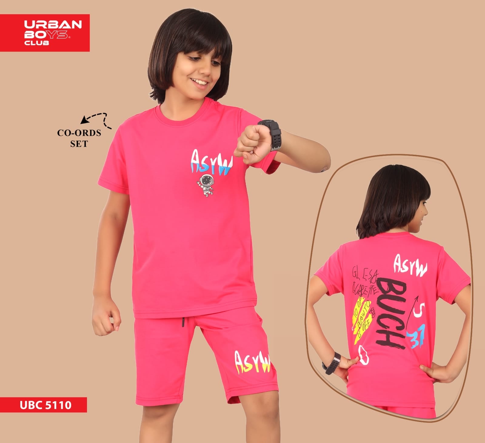 RANI URBANBOYS LUXE EDITION SHORTS CO-ORD SET