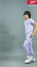 LAVENDER FULL PANT CO-ORDS WITH A TOUCH OF CLASS