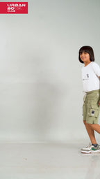 LIGHT OLIVE URBANBOYS STRETCH X FUNKY LYCRA SHORTS