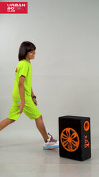 LIME GREEN URBANBOYS LUXE EDITION SHORTS CO-ORD SET