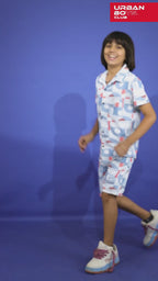 ASST PRINT URBANSMART CO-ORD SET - SHIRT & SHORTS SET