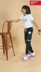 GREEN 4 WAY LYCRA CARGO PANT